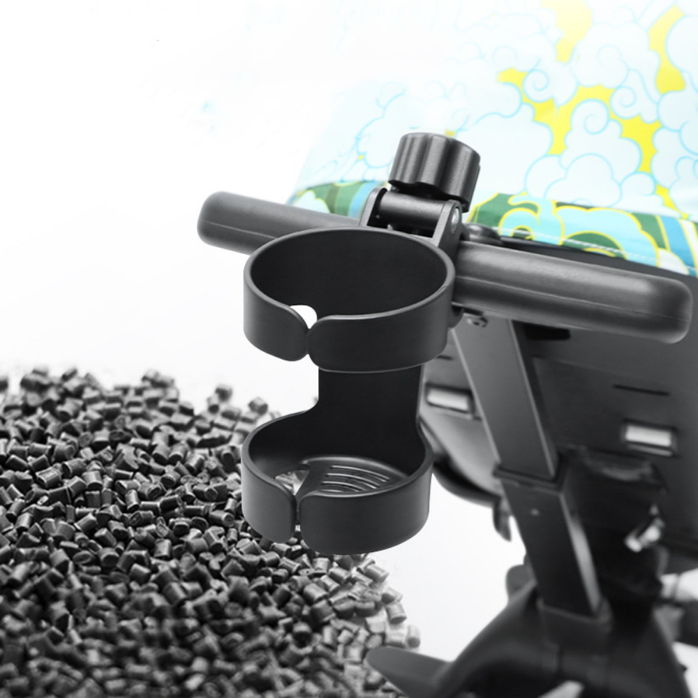 유모차 컵홀더 컵거치대 간편한 다용도 휠체어 웨건 홀더