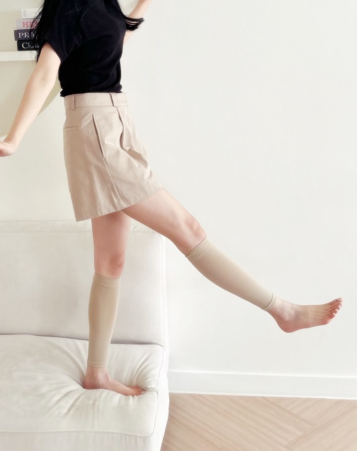 아리휴 종아리압박밴드 다리 붓기 순환 간호사 승무원 임산부 잘때 국산 압박스타킹 이미지 6
