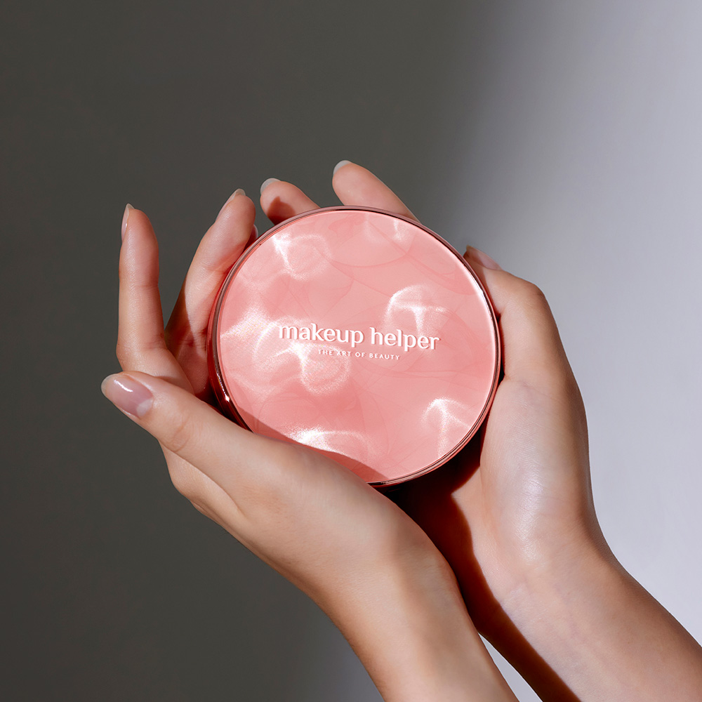 메이크업헬퍼 아트 팩트 오리지널 프로 피니쉬 25g+브러쉬 세트-로즈 라떼 에디션 이미지 7