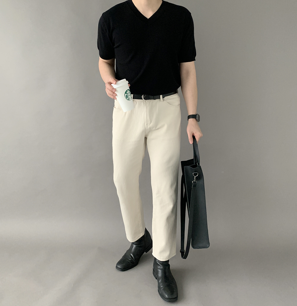 남자백바지 남자흰바지 백바지 이미지 7