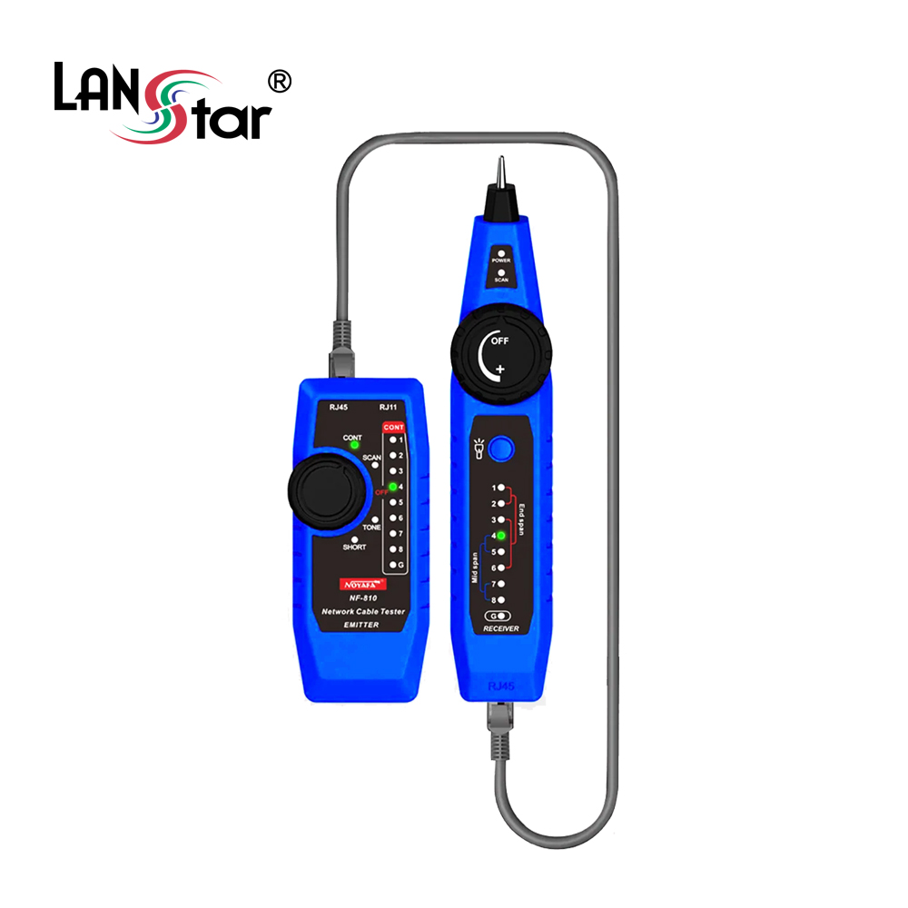 랜스타 멀티 테스터기 네트워크 케이블 불량 POE 테스트 랜테스터기 (LS-NF810) - 상세 이미지 2