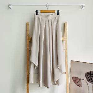 쉬폰치마바지 큐롯팬츠 키작녀바지 와이드팬츠 여성통바지 착용 후기 | 사이즈/핏 총정리 - 상품 이미지 4