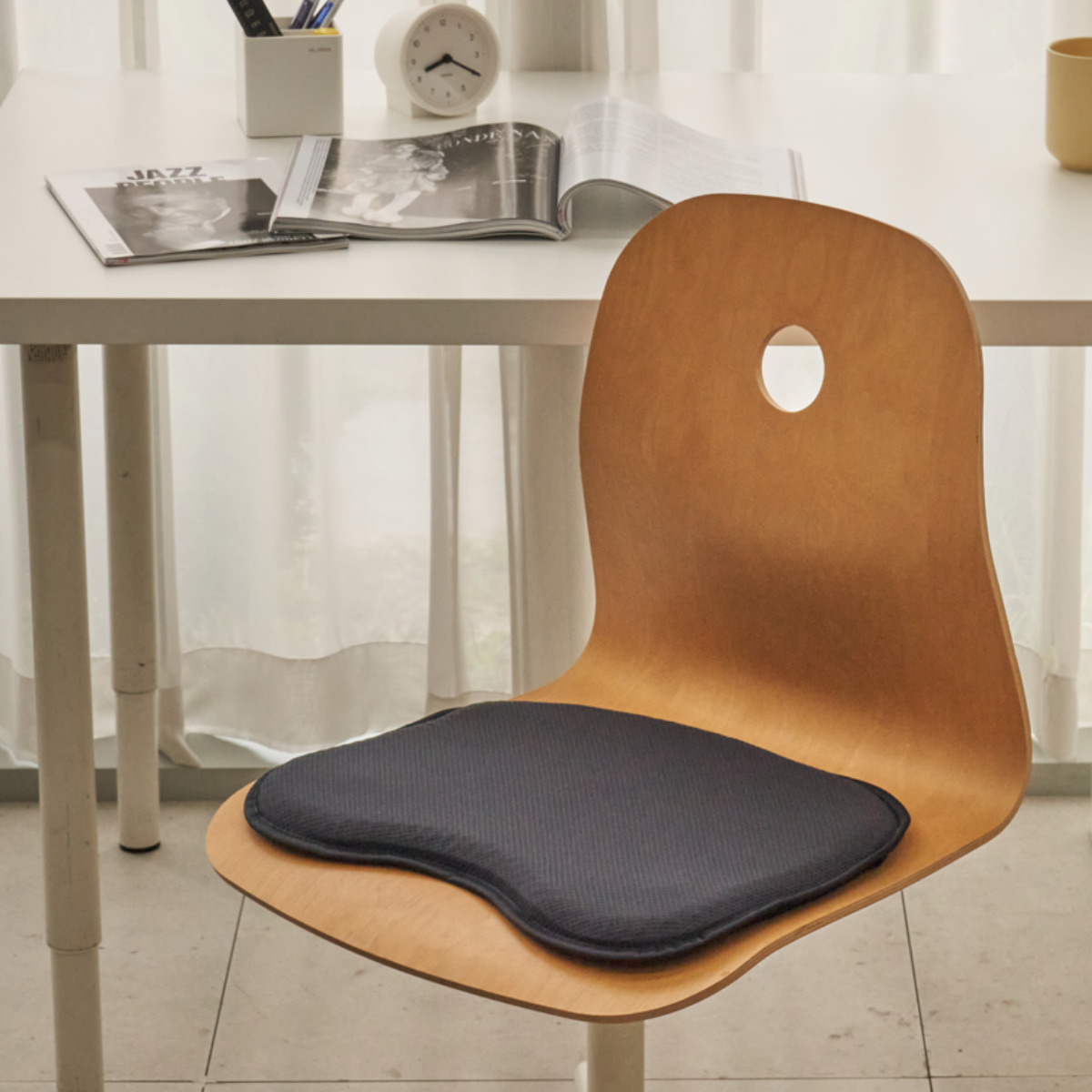 밸런스온 기능성 핏시트 2입 M SIZE (자세교정 수험생 사무실 벌집 엉덩이 쿨링 쿨 의자방석)