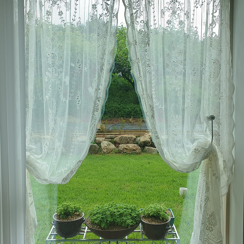 아이오나 영국 레이스 커튼! 치명적인 아름다움 영국 MYB 러플러플 아이오나 (수입 명품 영국 레이스 커텐)