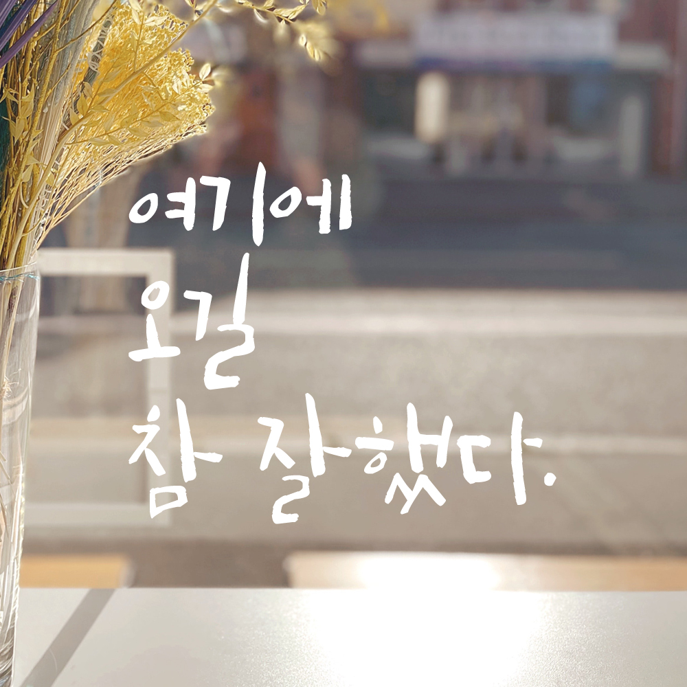 캘리그라피스티커 LC-045 이미지 8