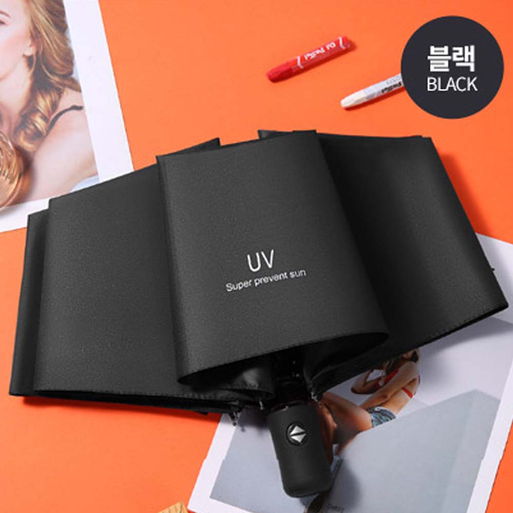 1+1 3단자동우산 튼튼한 접이식 판촉물 자외선차단 답례품