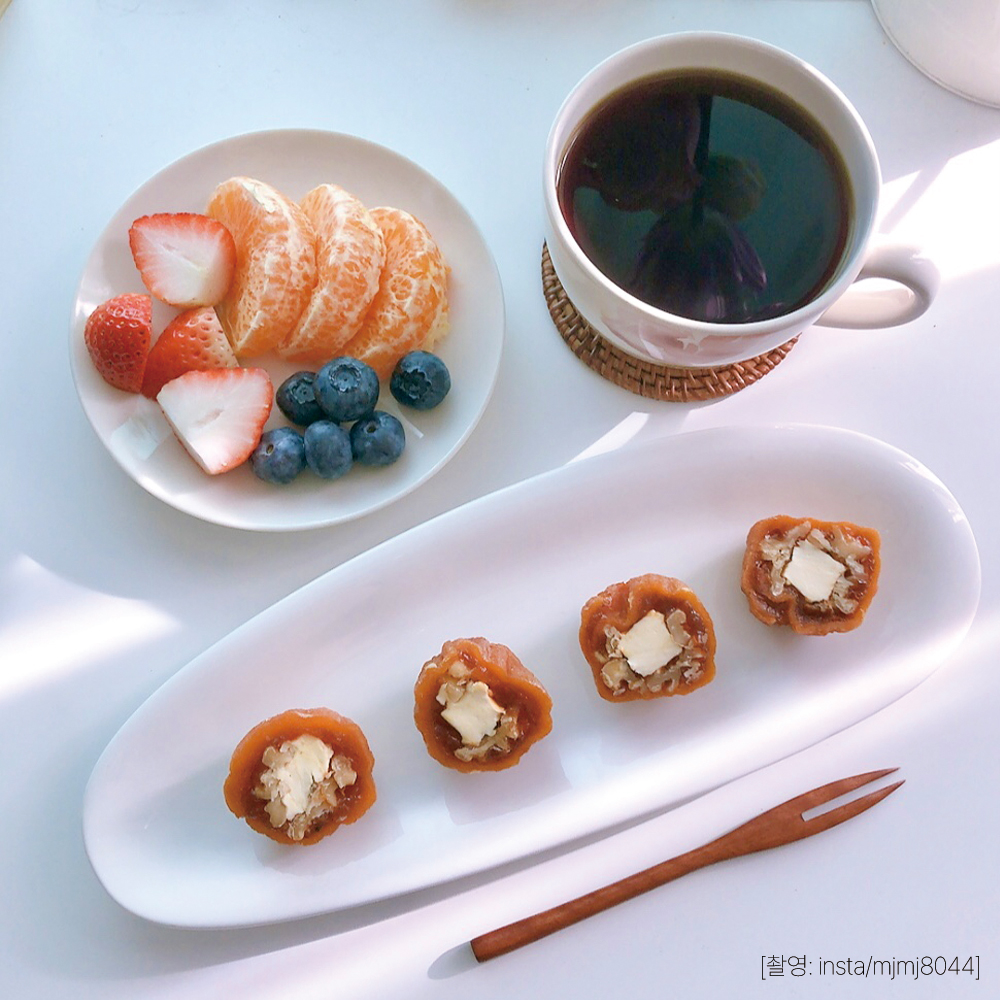 상주 곶감 반건시 크림치즈호두말이 곶감단지 실속형 가정용 디저트 선물세트 와인안주 상세 이미지 6