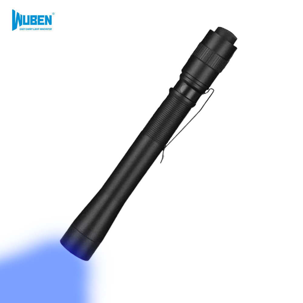 UL23 UV라이트 365nm UV 램프 자외선 손전등 형광물질 젤네일 레진 경화 랜턴