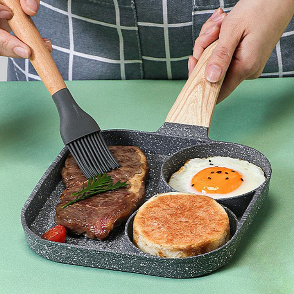 계란후라이팬 3구 에그 무쇠 브런치팬