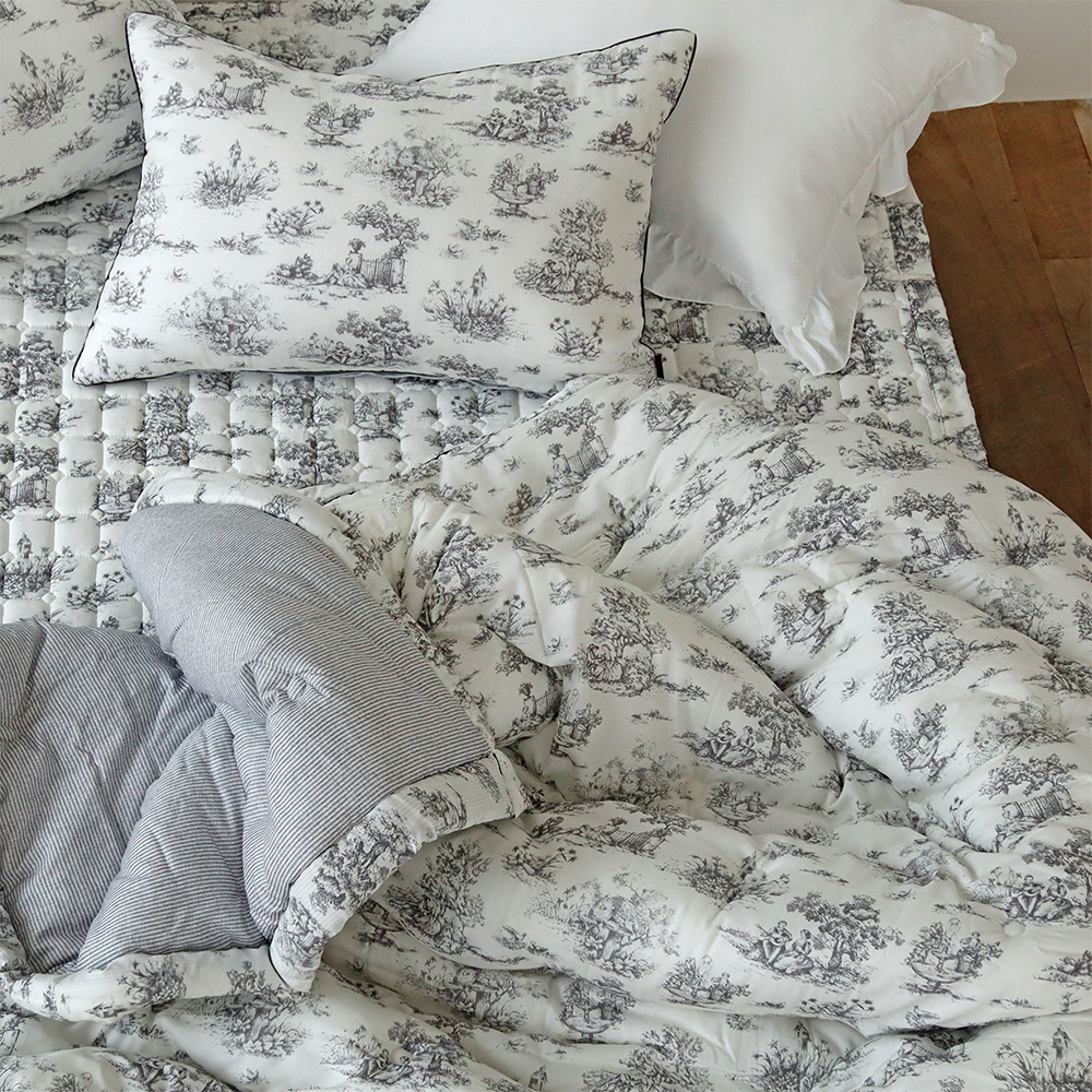 클로이 명화 모달 100 항균 옥수수솜 먼지없는 봄 가을 간절기 차렵이불 SS