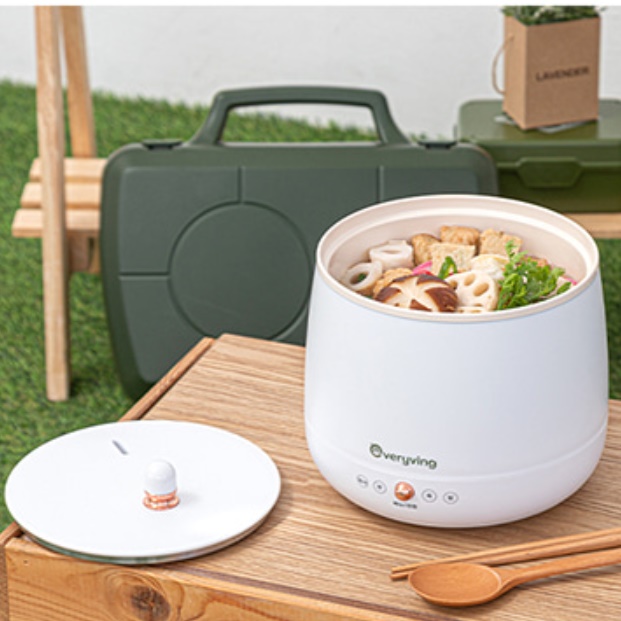 전기 밥통 여행용 미니 밥솥 1인 가구 밥솥 휴대용 밥솥