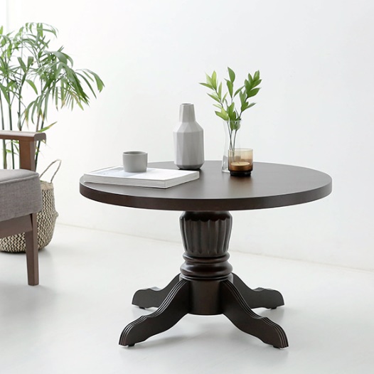 엔틱 미니 원형 테이블 미용실 티 테이블 높은 사이드 테이블