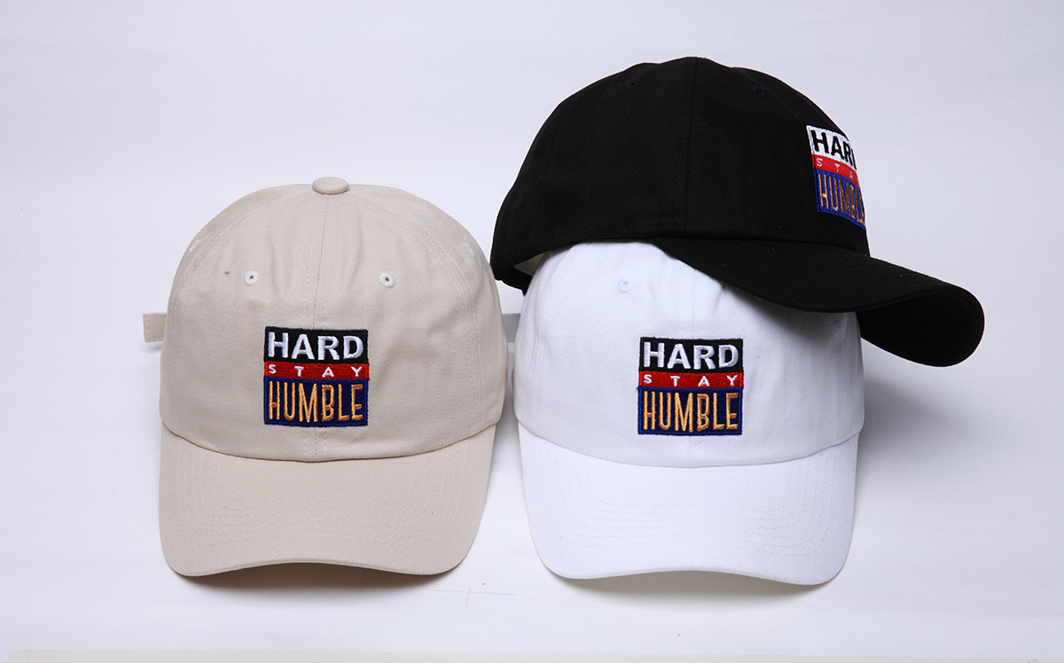 웨이워드 볼캡 HARD STAY HUMBLE 험블 야구 모자 텍스트 로고 3컬러 - 상품 이미지