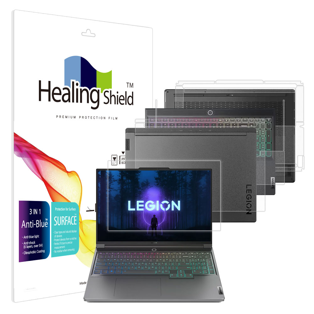 레노버 리전 슬림 7i 16IRH 8GEN 블루라이트차단 액정보호필름1매 외부3종