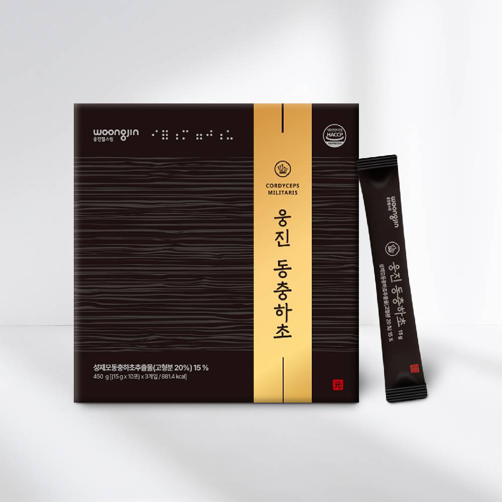 웅진헬스원 발효과학 성재모 동충하초450g (15gx10포)x3개입 - 상품 이미지