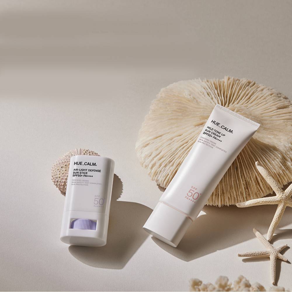 복숭아 생기 비건 휴캄 마일드 톤업 선크림 40ml SPF50+PA++++ - 상세 이미지 5
