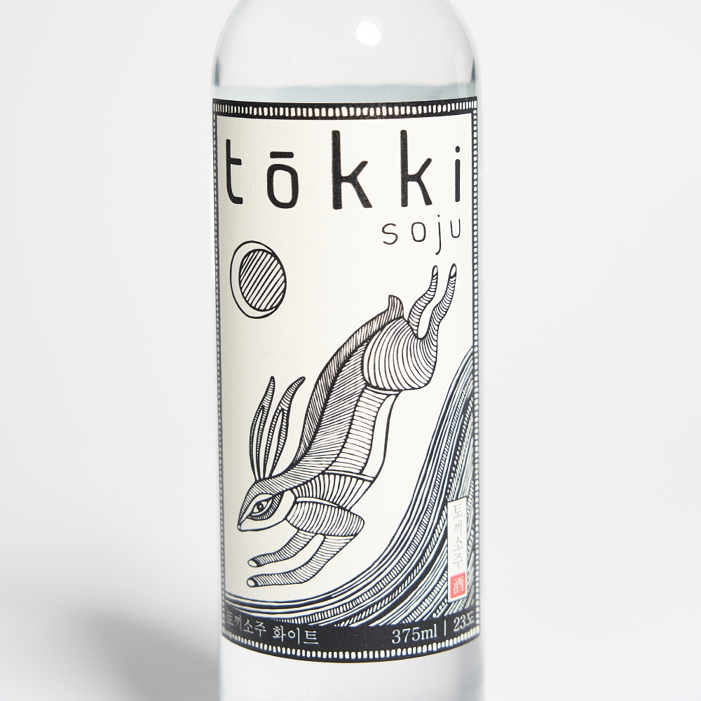 토끼소주 화이트 23도 375ml 미국 토끼전통주 (쇼핑백 포함) - 상세 이미지 2
