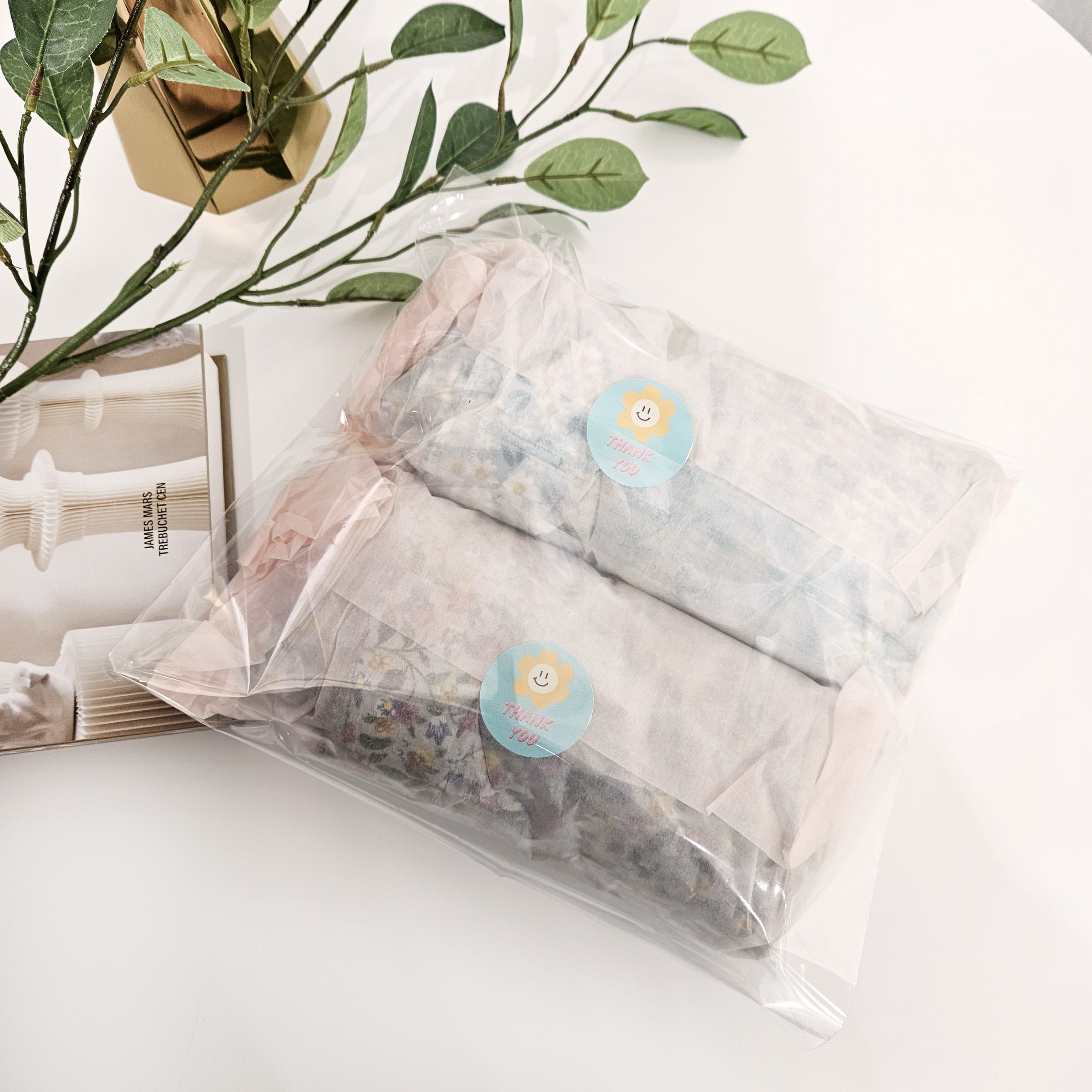 (1+1무배)꽃 스판 밴딩 8부 9부 플라워 냉장고 플리츠바지 몸빼 촌캉스 와이드 주름 통팬츠 - 상세 이미지 3