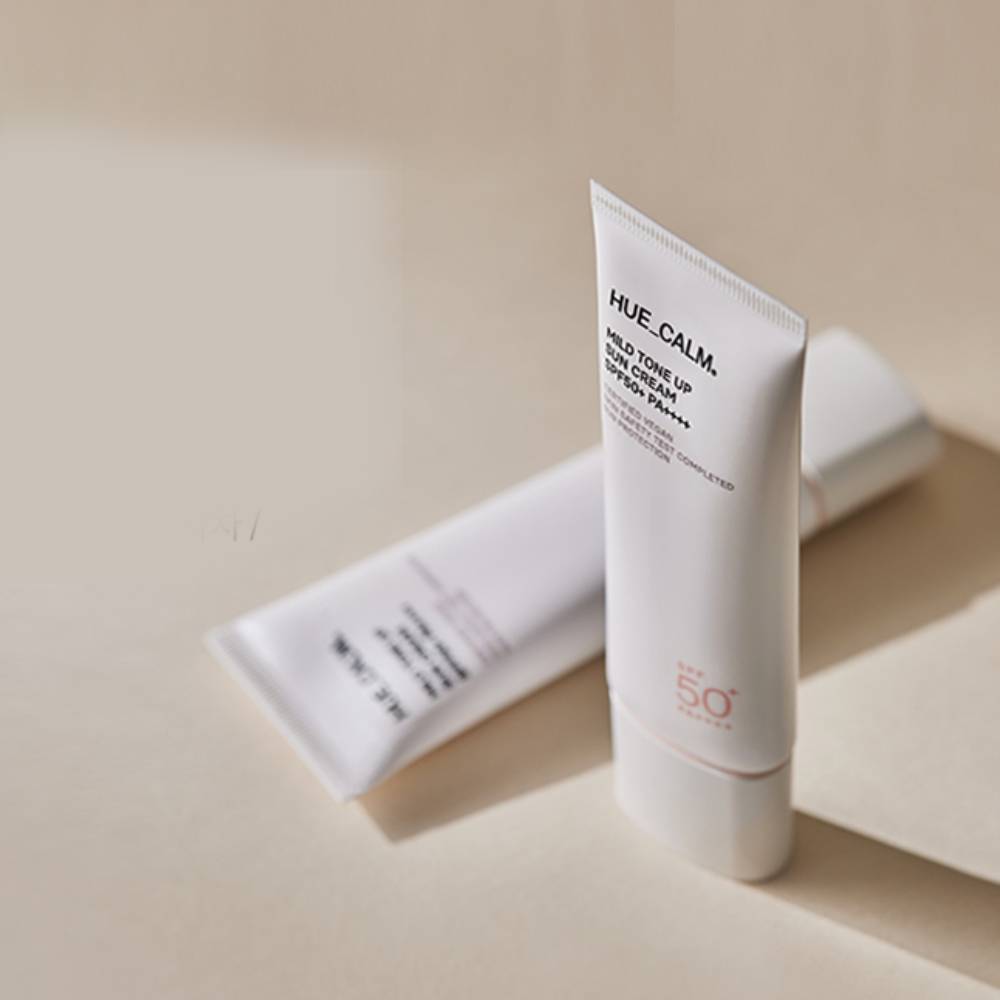 복숭아 생기 비건 휴캄 마일드 톤업 선크림 40ml SPF50+PA++++ - 상세 이미지 4