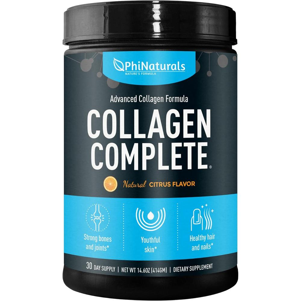 PhiNaturals 콜라겐 프로틴 하이드롤라이즈드 펩타이드 파우더 분말 414g - 상품 이미지