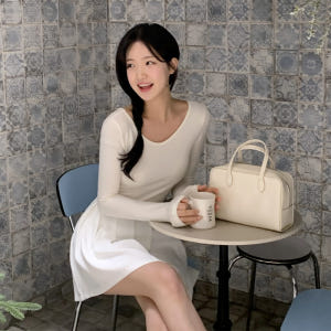 (데이트룩) 데얼 플리츠 미니 스커트 sk6827 착용 후기 | 사이즈/핏 총정리 - 상품 이미지 4