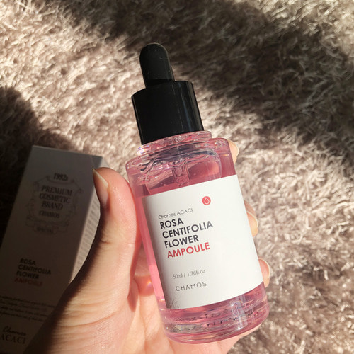 로즈 핑크 차모스 아가시 프로방스 장미 앰플 50ml 피부 미백 활력 생기부여 영양공급 - 상세 이미지 4