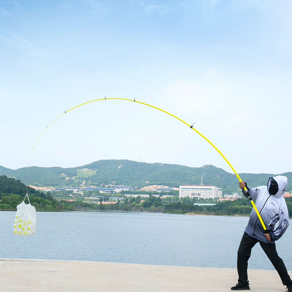 원투대 바다 낚시대 장어 감성돔 원투 낚시 초보 입문용 형광 옐로우 390 이미지 2