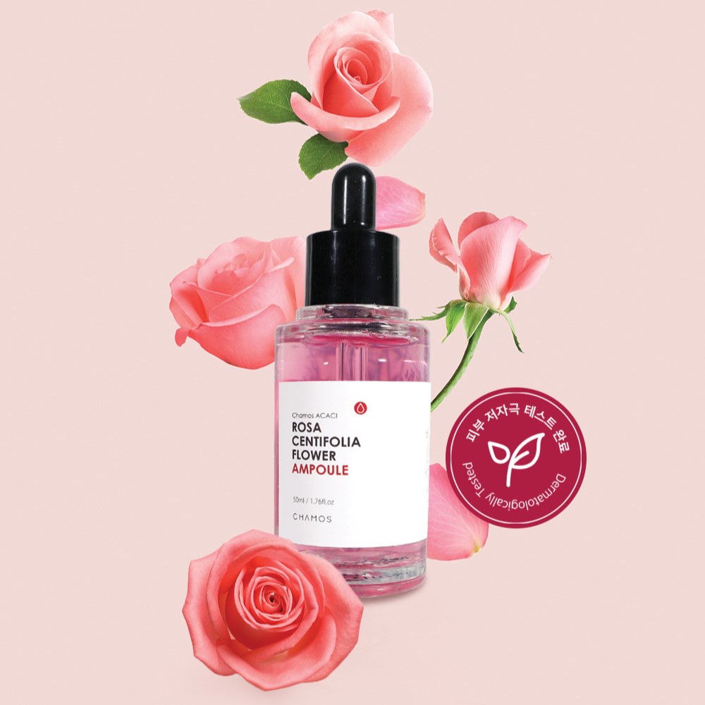 로즈 핑크 차모스 아가시 프로방스 장미 앰플 50ml 피부 미백 활력 생기부여 영양공급 - 상세 이미지 3
