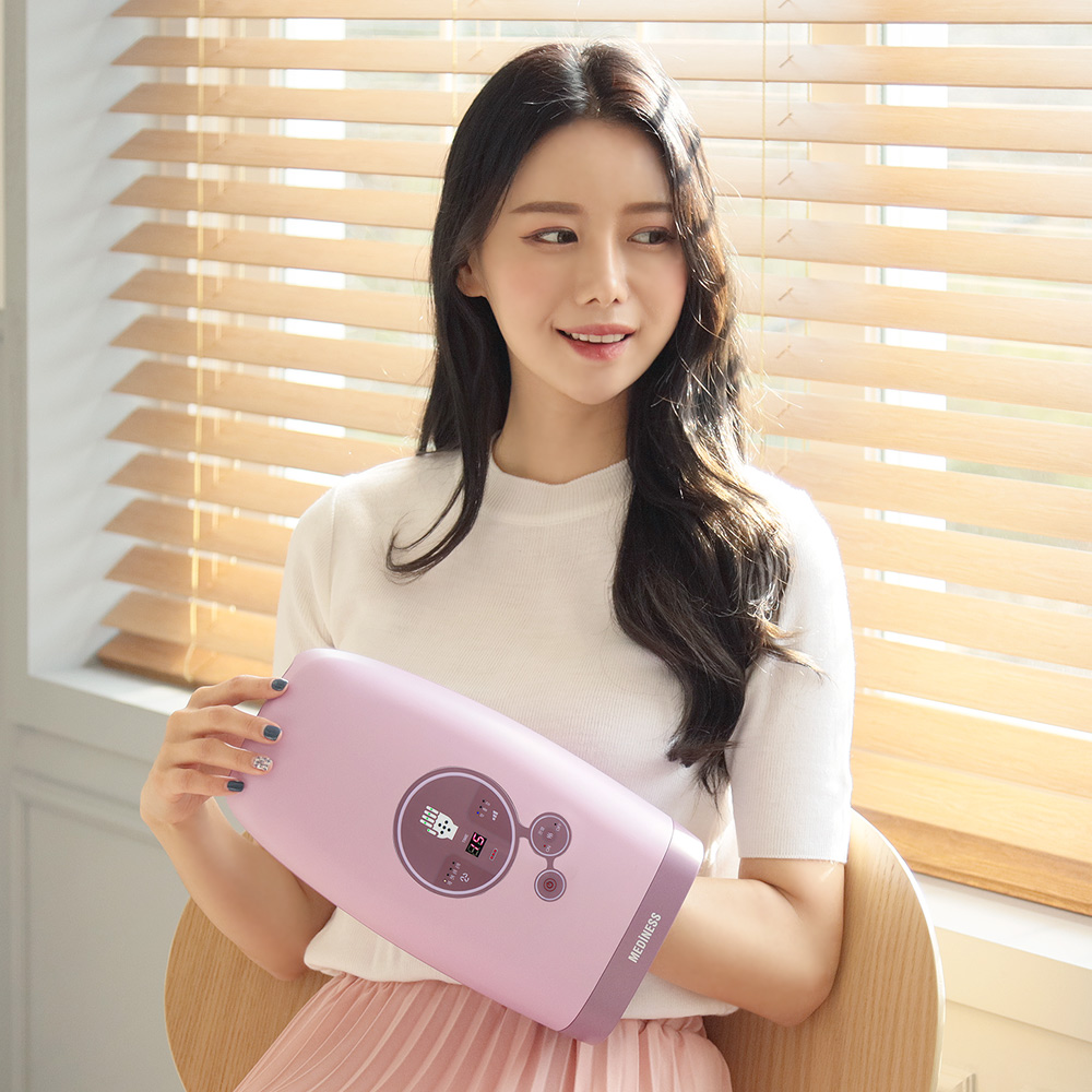 굿터치 안마기 핸드케어 온열 지정집중 손마사지기 MVP-3405 (바이올렛) 상세 이미지 3