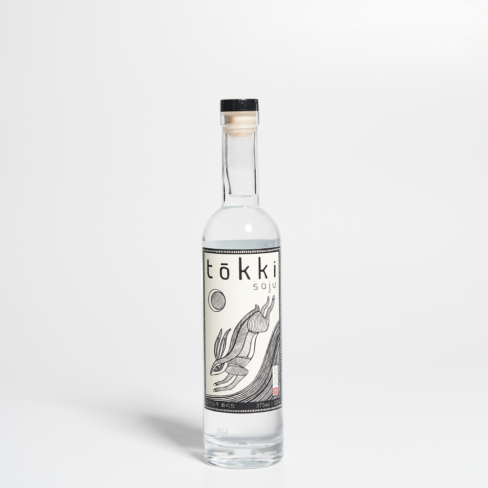 토끼소주 화이트 23도 375ml 미국 토끼전통주 (쇼핑백 포함) - 상세 이미지 3