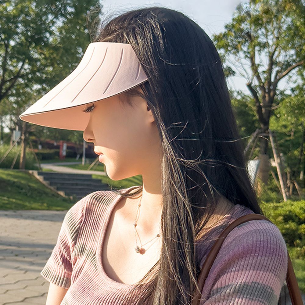 여성 썬캡 버킷햇 여름 자외선차단 물놀이 창모자 - 상세 이미지 5