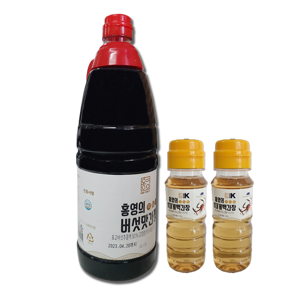 더동쪽바다가는길 홍영의 붉은대게 어간장1.5L+백간장100mlx2 - 상세 이미지 3