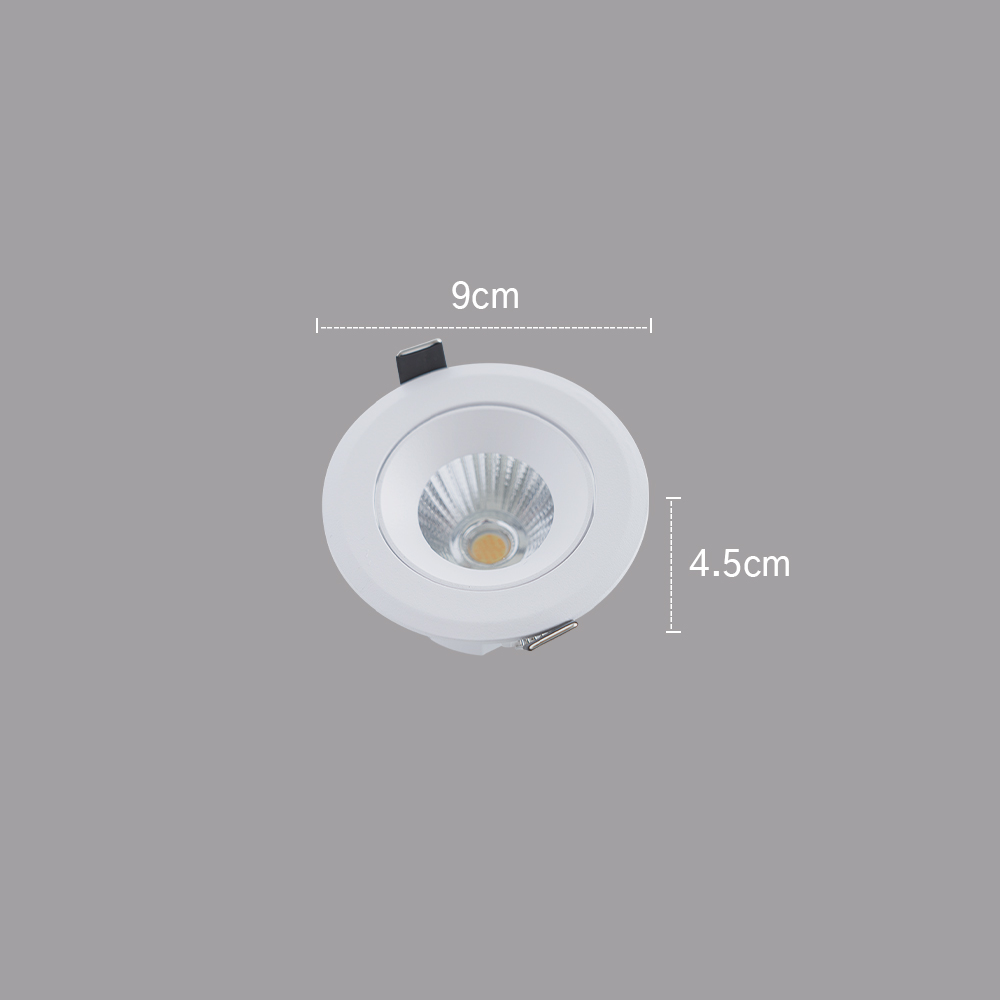 LED COB 75mm(3인치) 다운라이트 IoT조명 디밍 리모컨 10W - 상세 이미지 5