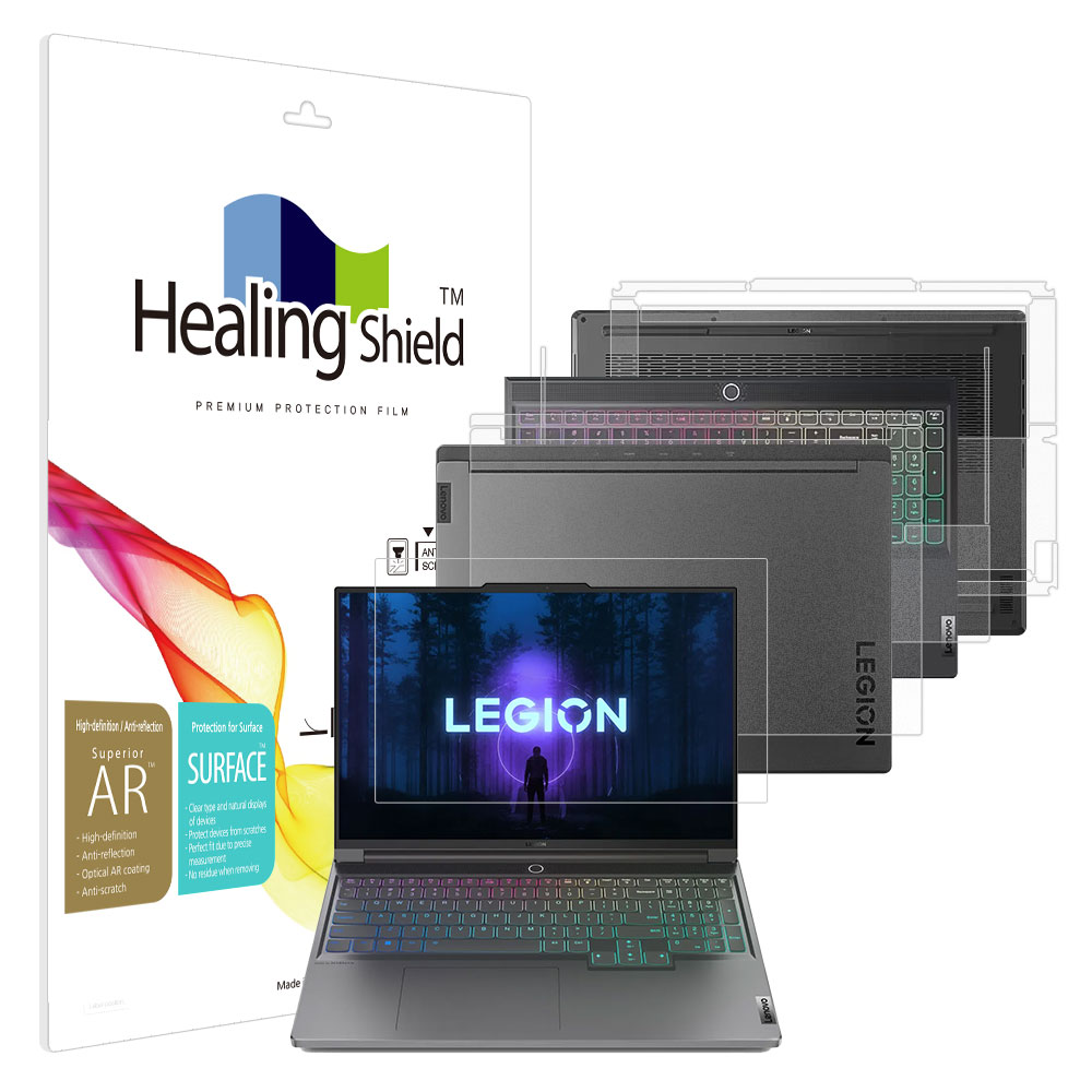 레노버 리전 슬림 7i 16IRH 8GEN 고화질 액정보호필름1매 외부3종