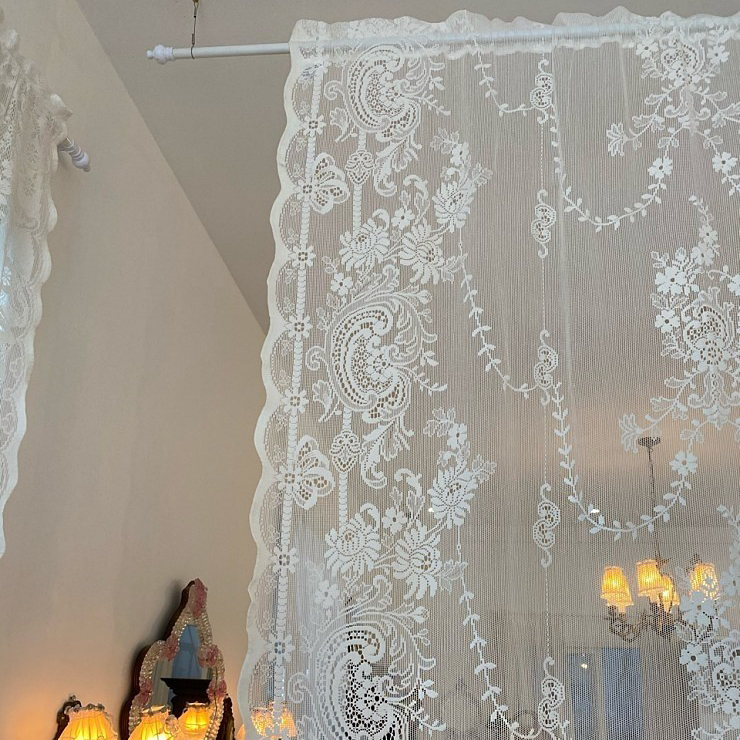 아이오나 영국 레이스 커튼! 치명적인 아름다움 영국 MYB 러플러플 아이오나 (수입 명품 영국 레이스 커텐)