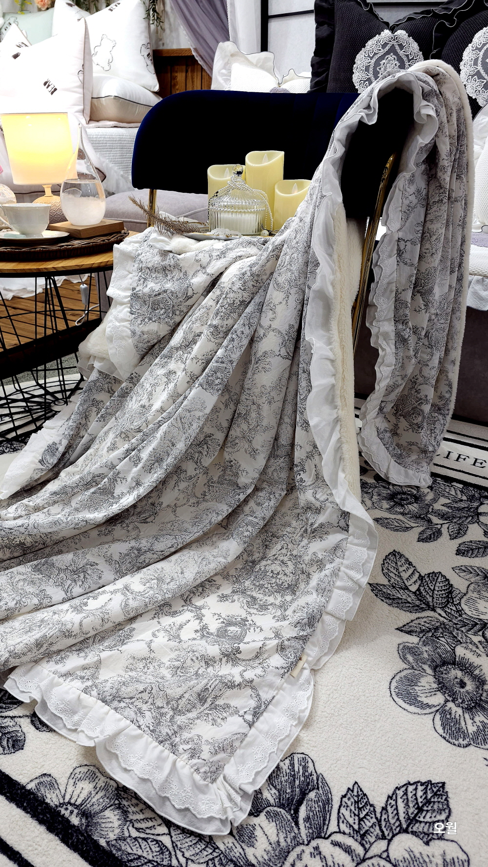 국산 밍크담요 극세사담요 밍크이불 캠핑러그 베드러너 먼지없는담요