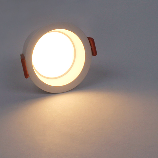 LED 다운라이트 유니크 움푹 5.5cm(2인치) 디밍 매입등 5W 밝기조절 플리커프리 삼성칩 - 상세 이미지 4