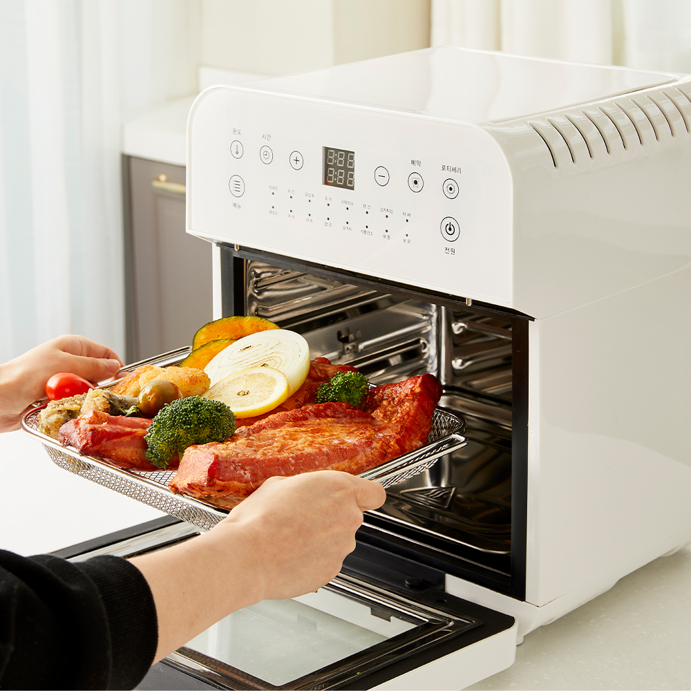 콕스타 스타빌 올스텐 대용량 에어프라이어 12L KSEAF-3300 오븐형 로티세리