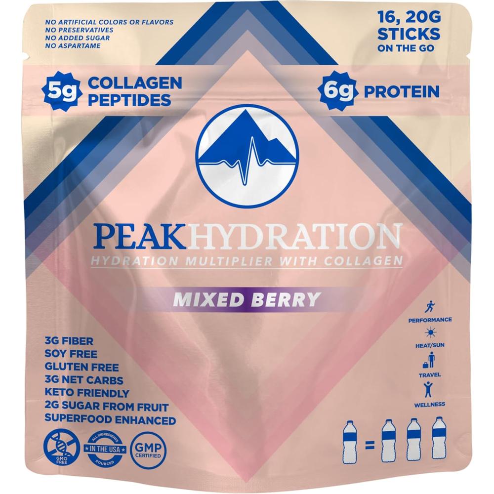 Peak Hydration 콜라겐 펩타이드 프로틴 16스틱 - 상세 이미지 3