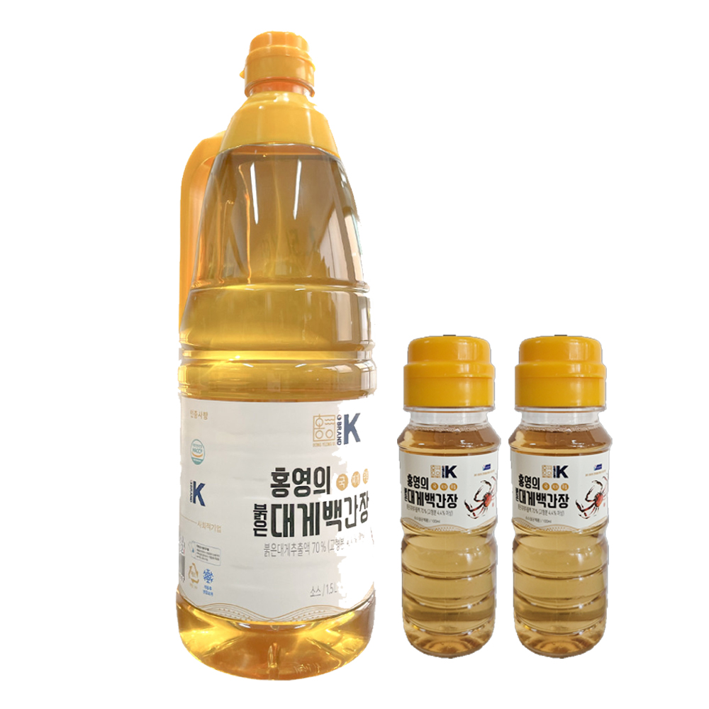 더동쪽바다가는길 홍영의 붉은대게 어간장1.5L+백간장100mlx2 - 상세 이미지 2