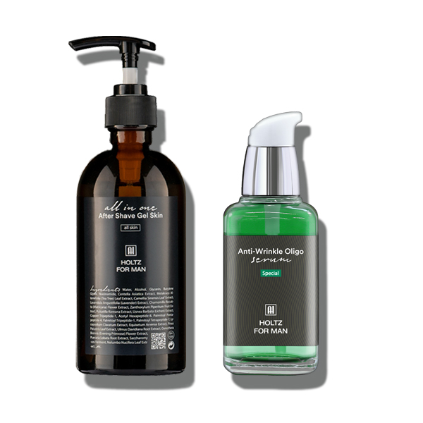 홀츠포맨 남성 남자 에프터 쉐이브 스킨 피토 올리고 세럼 에센스 60ml 2종 세트 주름개선 탄력 기능성 화장품 - 메인 이미지
