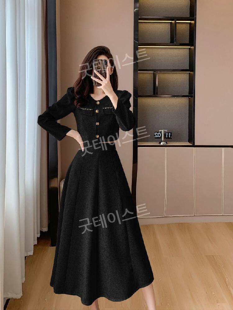 봄 투피스 자켓 스커트 정장 하객룩 결혼식 오피스룩 데이트룩 럭셔리 크롭 롱스커트 - 상세 이미지 3