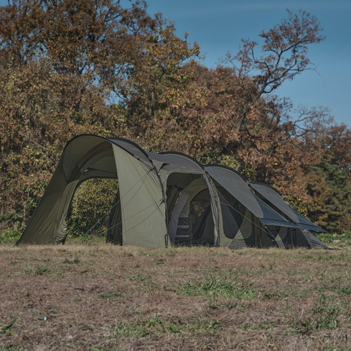 몬테라 콘치 터널형 리빙쉘 대형 텐트 루프 그라운드시트 포함