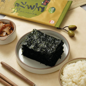 바다소리 올리브유로 구운 구이돌김 반절4매 X 30봉 맛있게 먹은 솔직 후기 - 상품 이미지 4