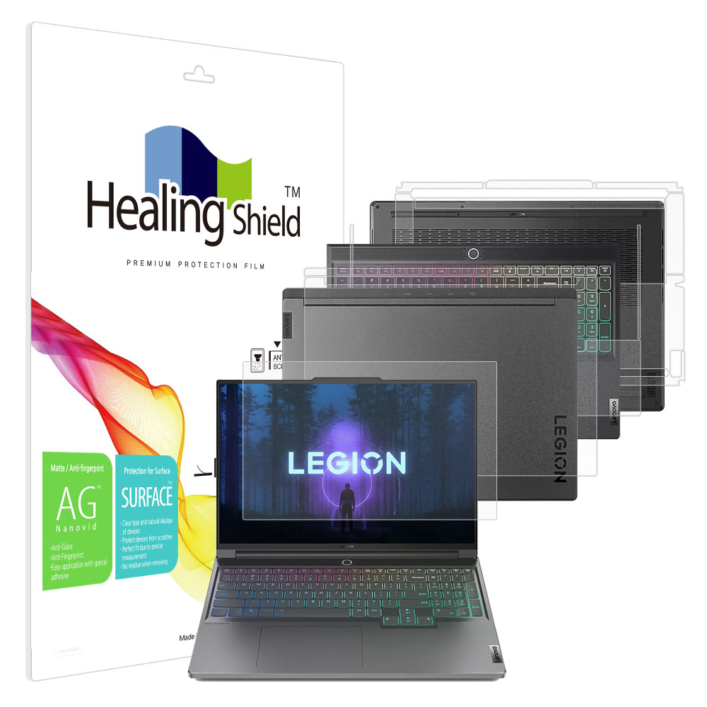 레노버 리전 슬림 7i 16IRH 8GEN 저반사 액정보호필름1매 외부3종