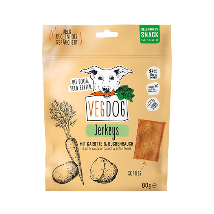 베지독 스모크 독일산 채식간식 비건 져키, 80g, 1개 - 상품 이미지