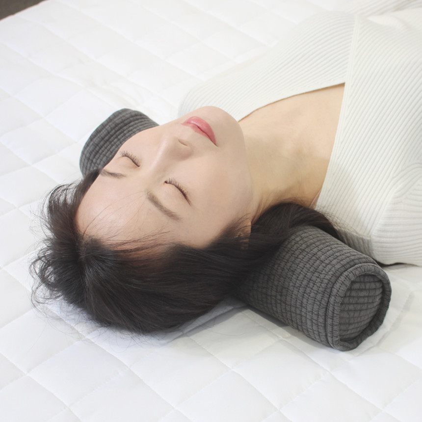 국산 메밀베개 경추베개 일자목 거북목배게 목침 경추목베개 수건 원형 디스크 소