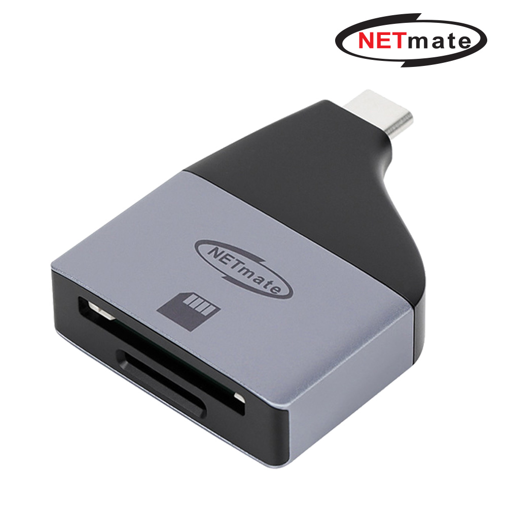 강원전자 넷메이트 USB Type C to SD + micro SD 카드리더기 NM-UCS01