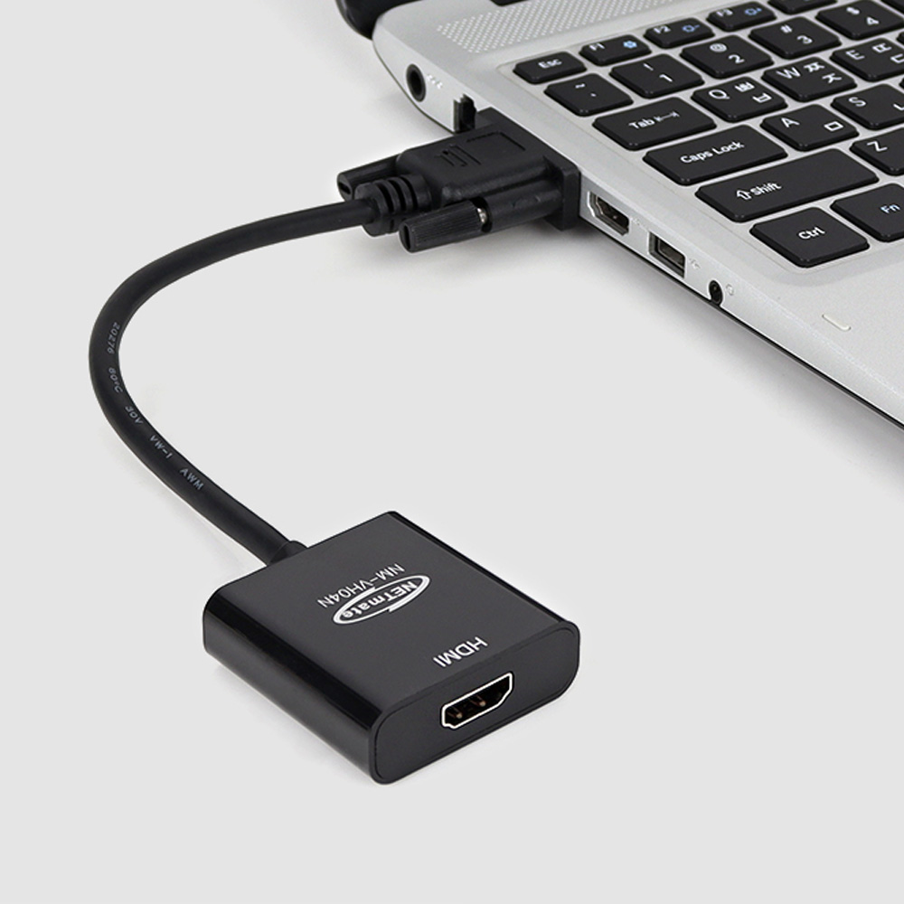 강원전자 넷메이트 VGA(RGB) + Stereo to HDMI 컨버터 NM-VH04N - 상세 이미지 2