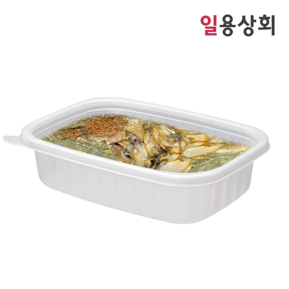 사각 죽용기 FP 1813 소 650ml 500세트 반투명 : 일용상회